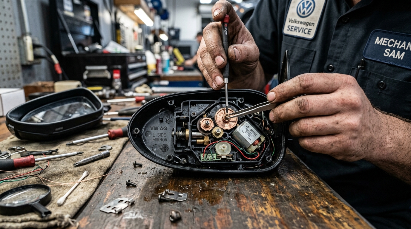 Oto Ayna Tamiri - Katlanır Ayna Motor & Dişli Onarımı