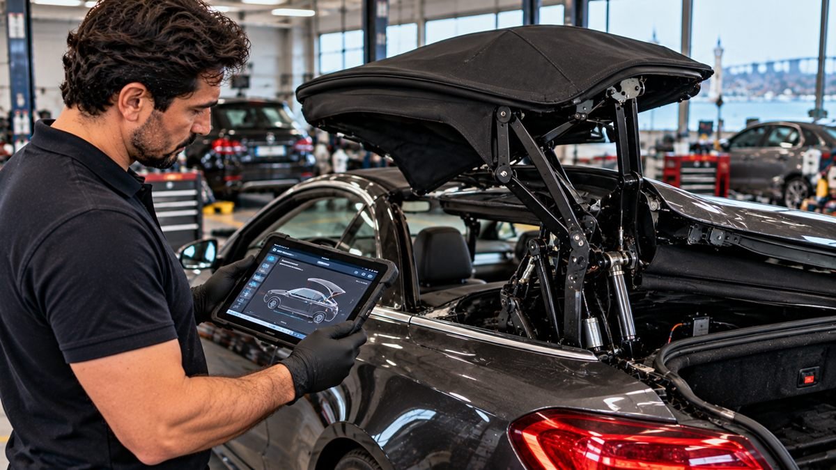 Cabrio Tente Açılırken veya Kapanırken Yarıda Kalması: Mikro Switch ve Potansiyometre Teşhisi