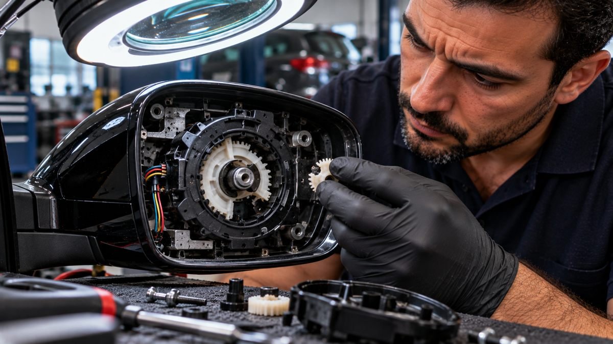 Elektrikli Ayna Yön Motoru Dişli Kırılması: Camın Yukarı/Aşağı veya Sağa/Sola Hareket Etmemesi