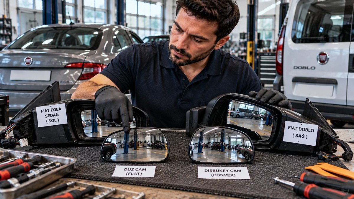 Fiat Egea ve Doblo Orijinal Çıkma Dış Ayna Seçimi: Sağ ve Sol Ayna Farkları