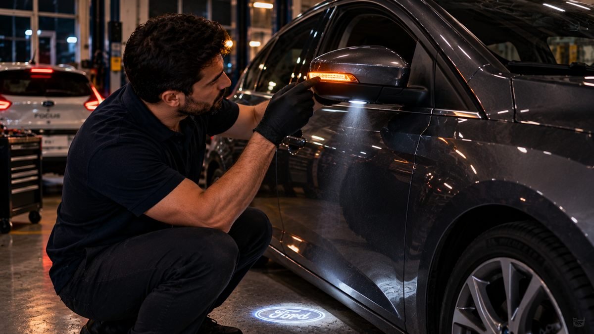 Ford Focus 3 ve Focus 4 Katlanır Ayna Puddle Light ve Sinyal Onarım Rehberi
