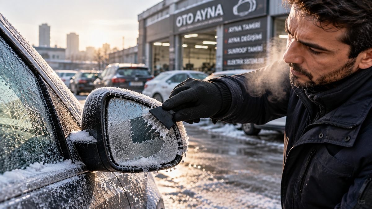 Kış Aylarında Donan Katlanır Ayna Motorunun Yanması ve Termik Sigorta Değişimi