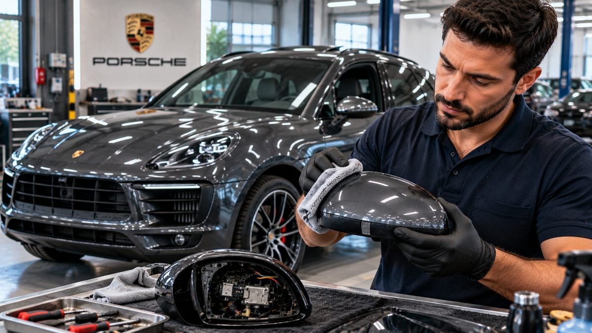 Porsche Macan ve Cayenne Orijinal Çıkma Ayna: Değerini Korumak İçin Orijinal Parça Şartı