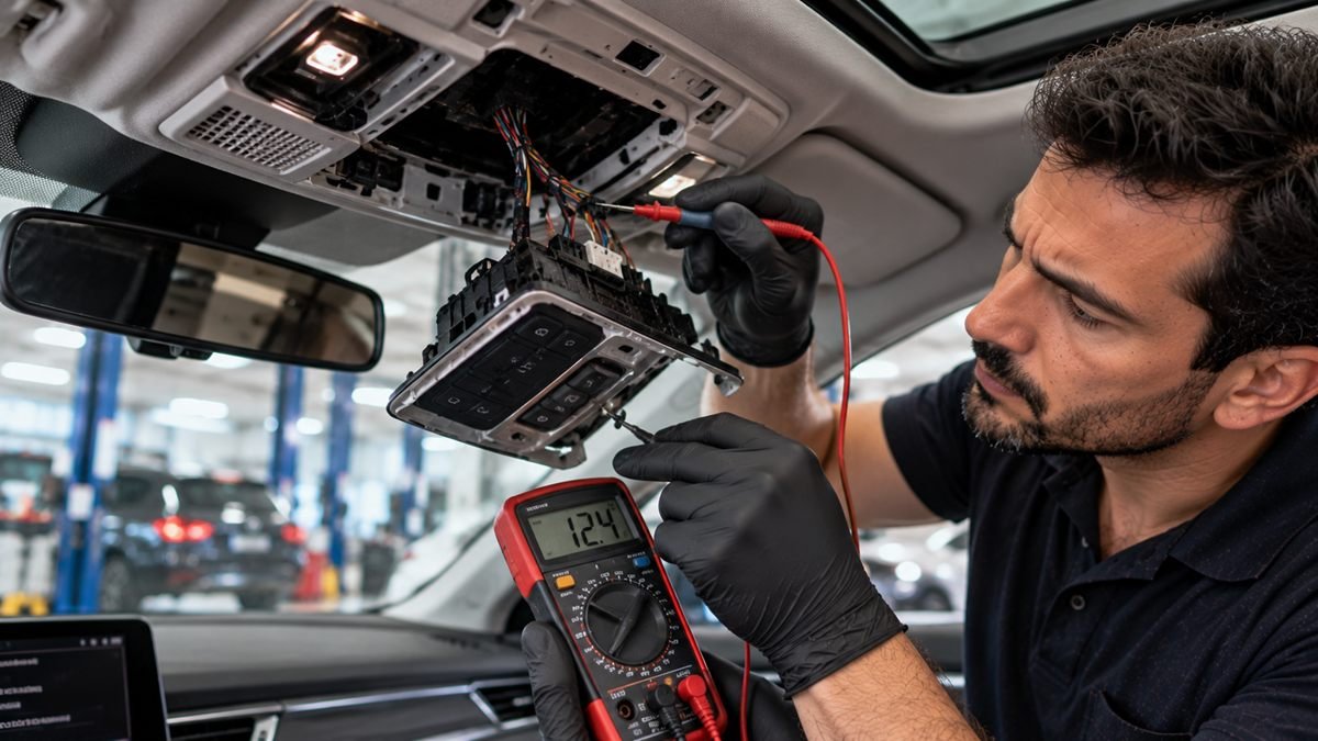 Sunroof Düğmesi / Anahtarı Basmıyor: Tavan Kontrol Konsolu Tamiri