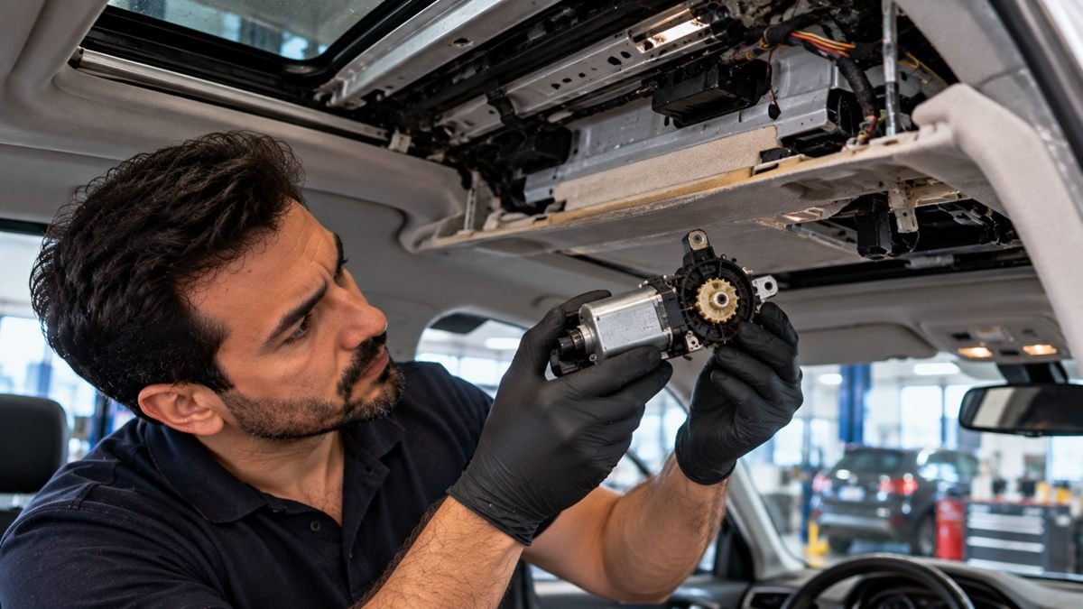 Sunroof Motor Dişlisi Sıyırması ve Senkronizasyon (Re-Learn) Prosedürü