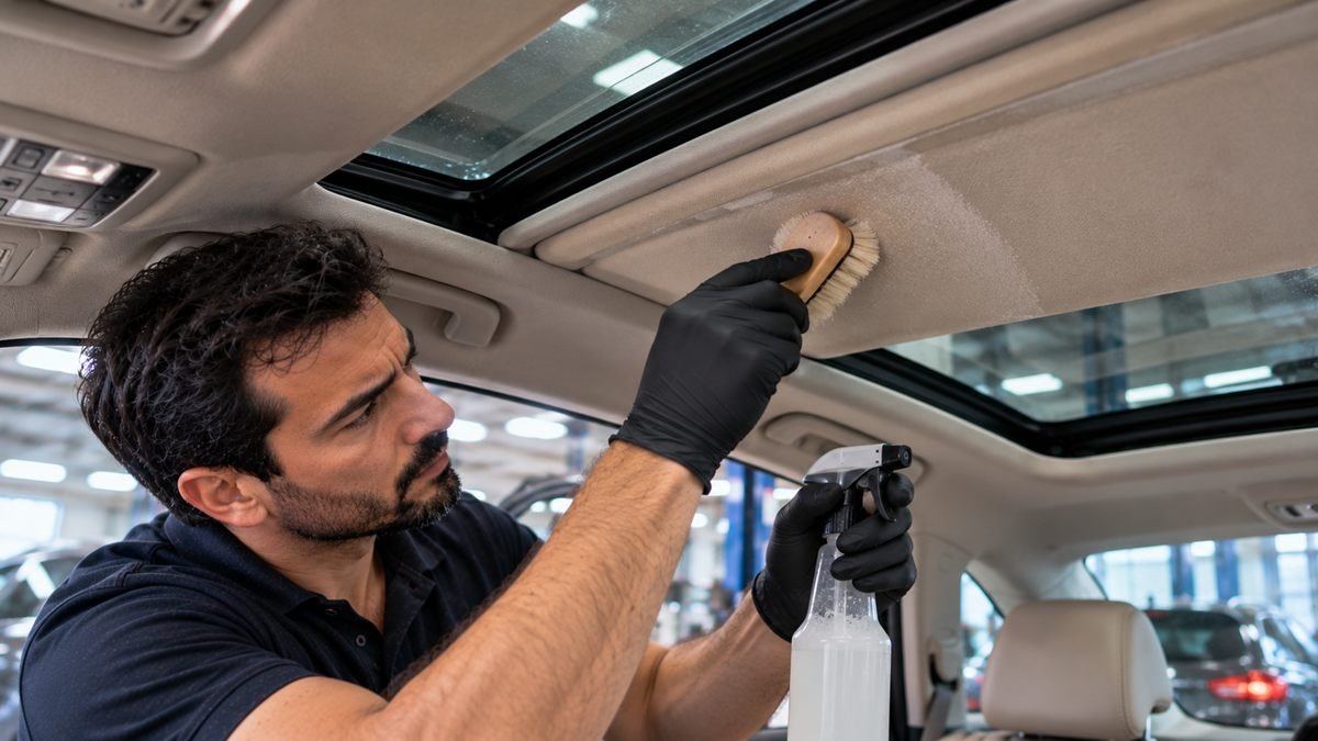 Sunroof Perde Kumaşı Temizliği ve Sarkmış Tavan Perdesini Germe Yöntemleri
