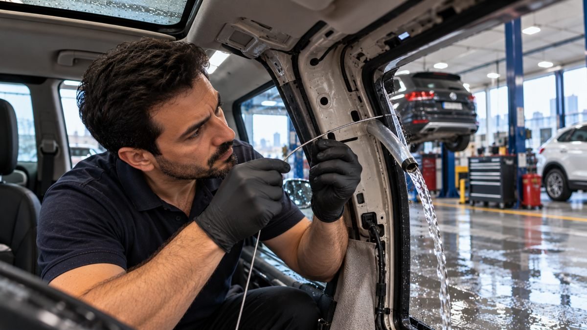 Sunroof Su Tahliye Hortumu Tıkanması: Taban Halısı ve Tavan Döşemesi Islanma Çözümü