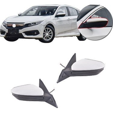 Honda Civic FC5 Sol Otomatik Katlanır Orijinal Ayna